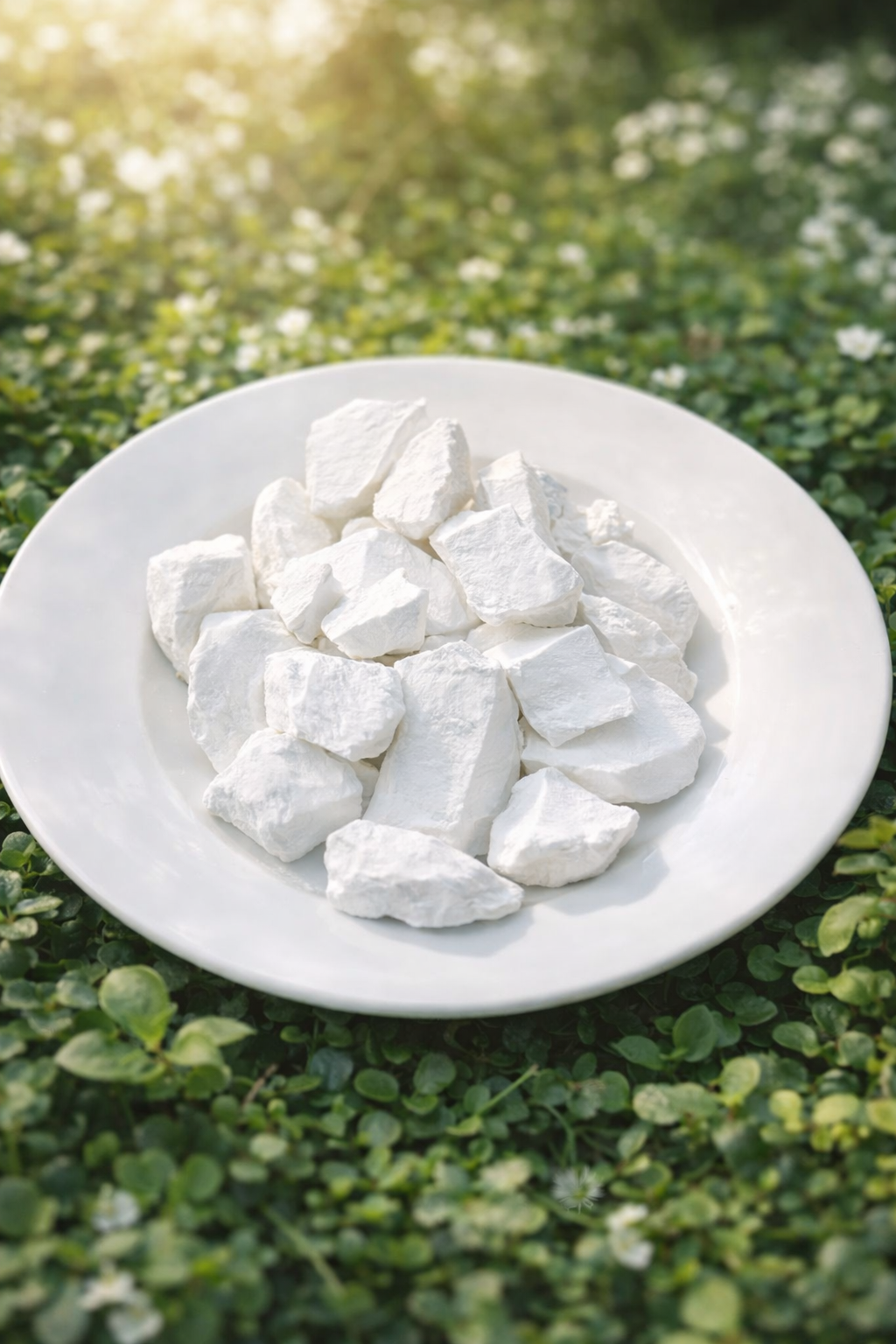 Lebensmittelkreide, feine Fraktion, Stücke, 200g.